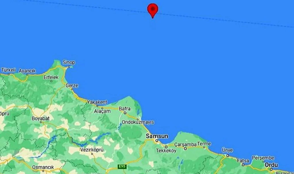 Samsun Açıklarında 3,8’lik Deprem