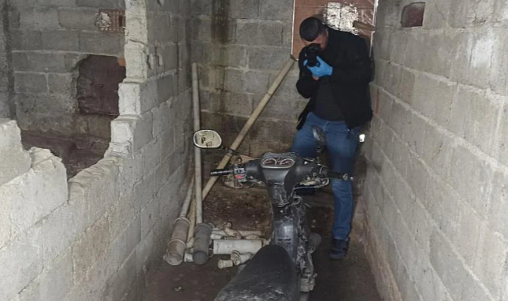 Samsun'da Çalınan Motosiklet Odunlukta Bulundu