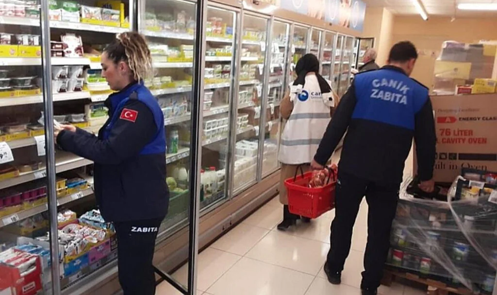 Samsun’da Marketler ile Semt Pazarlarına Denetim