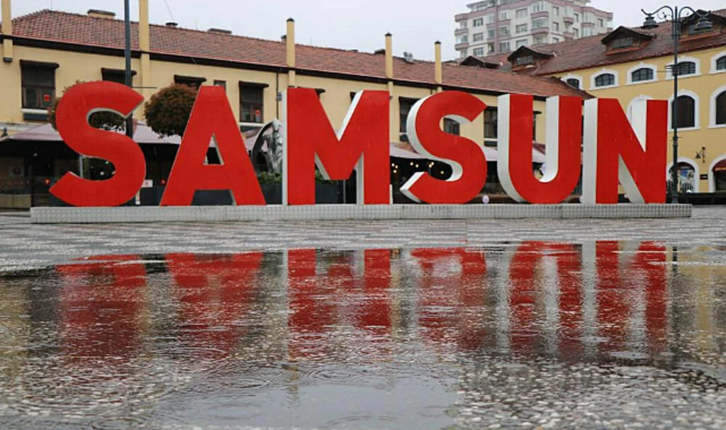 Samsun'da Metrekareye 32,8 Kilo Yağış Düştü