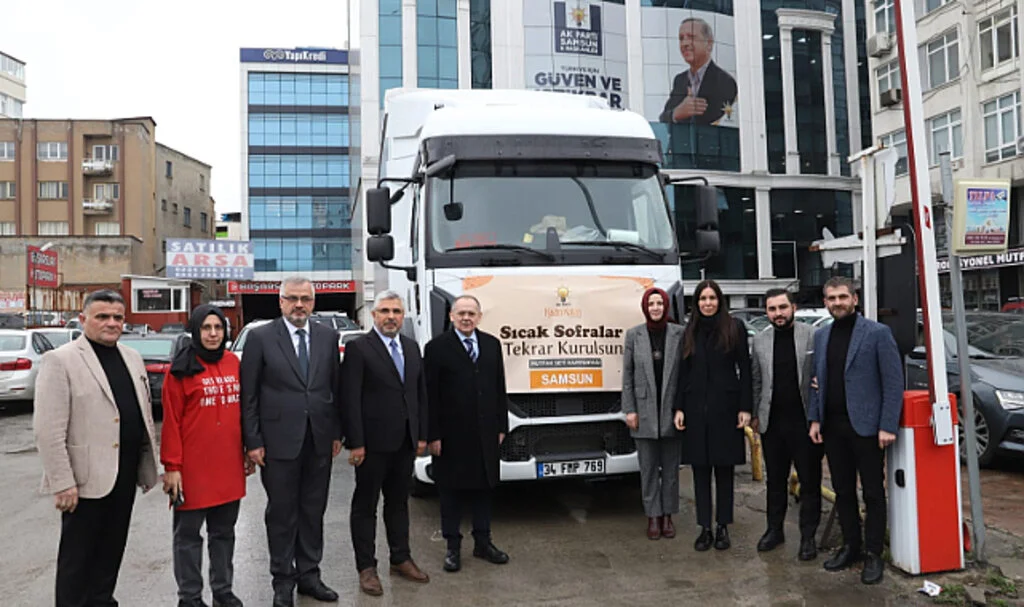 Samsun'dan Adıyaman'a destek köprüsü