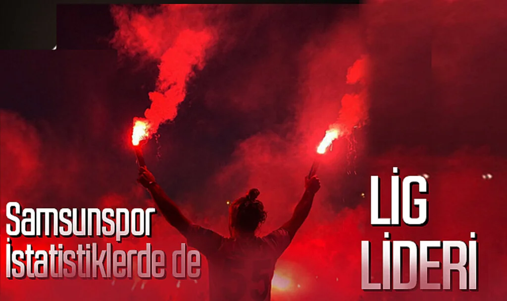 Samsunspor İstatistiklerde de Lig Lideri