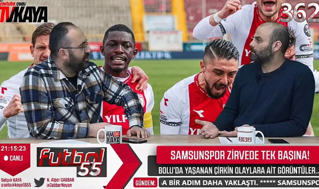 Samsunspor'un Farklı Galibiyeti, Maç Sonu Başkan Yüksel Yıldırım'ın Sinirlendiği Anlar ve Görüntüler Futbol 55'te Konuşuldu