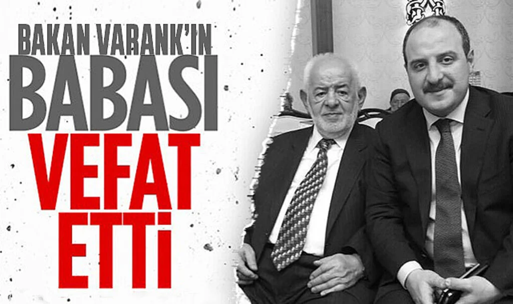Sanayi ve Teknoloji Bakanı Varank'ın babası Ali Haydar Varank vefat etti