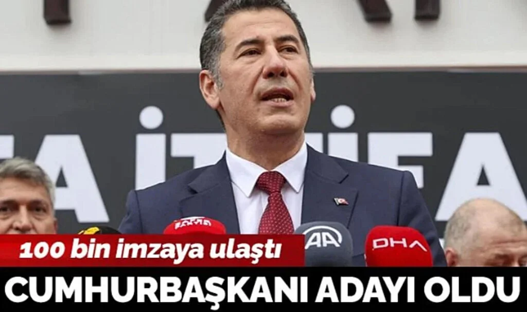 Sinan Oğan 100 Bin İmzaya Ulaştı