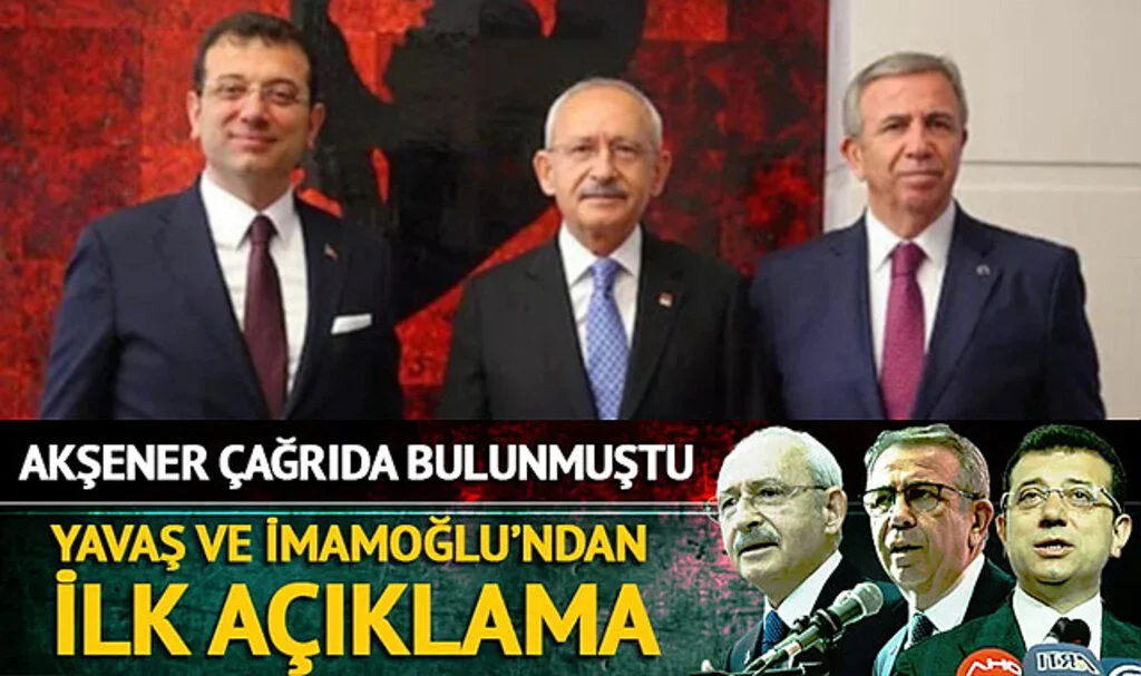 SON DAKİKA! Ekrem İmamoğlu ile Mansur Yavaş'tan Millet İttifakı ve Kemal Kılıçdaroğlu açıklaması! Meral Akşener'in çağrısına yanıt verdiler! 'Öz evlat' vurgusu dikkat çekti...