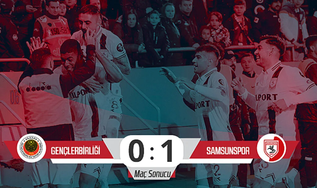 Son Dakika! Gençlerbirliği: 0 - Samsunspor: 1 (Maç Sonucu)