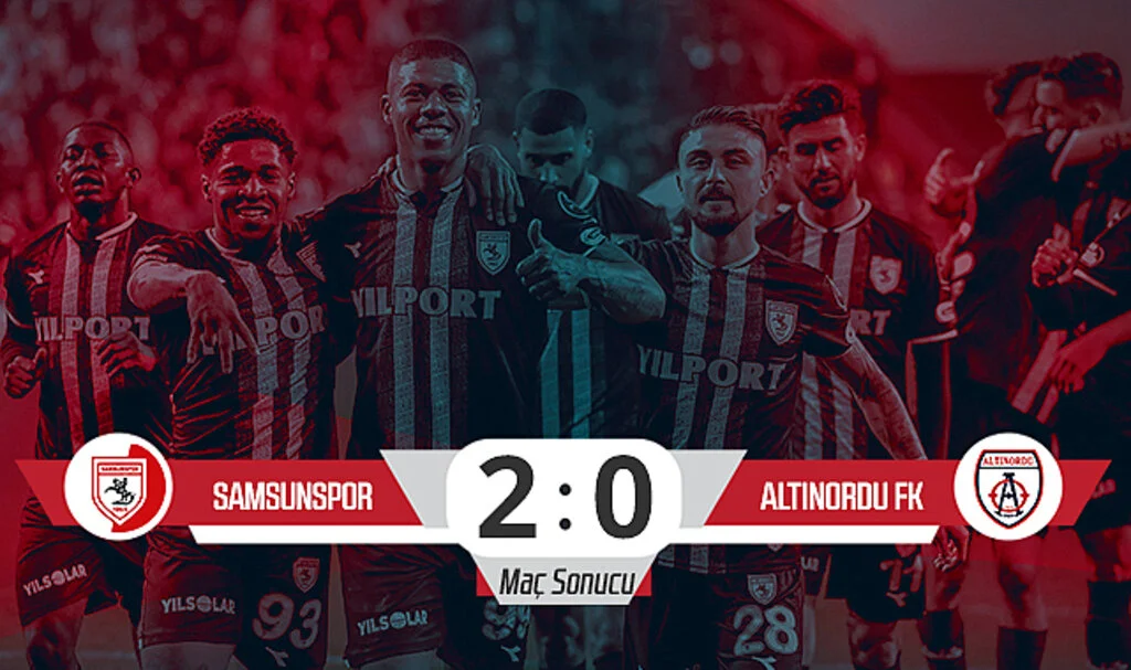 Son Dakika... Samsunspor: 2 - Altınordu: 0