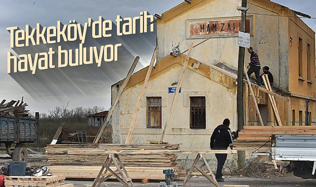 Tekkeköy'de tarih hayat buluyor