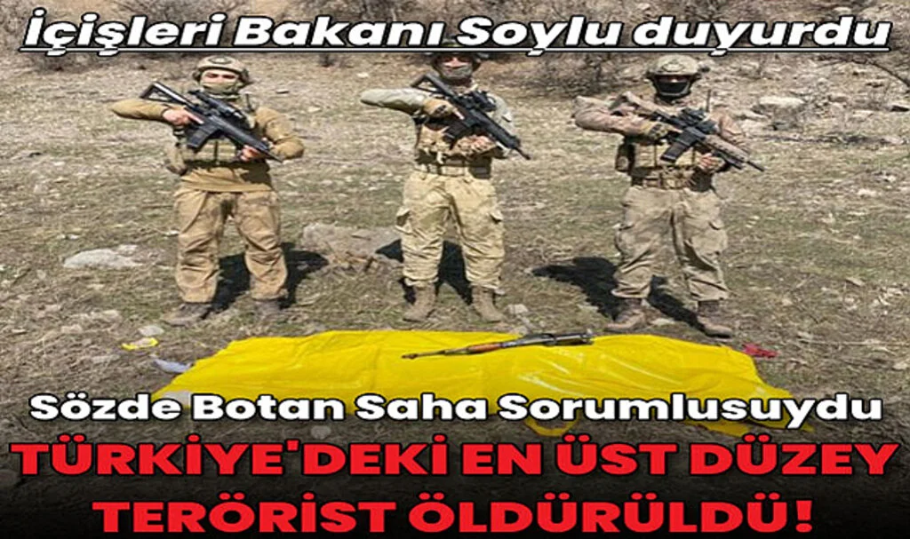 Türkiye’deki En Üst Düzey Terörist Öldürüldü!