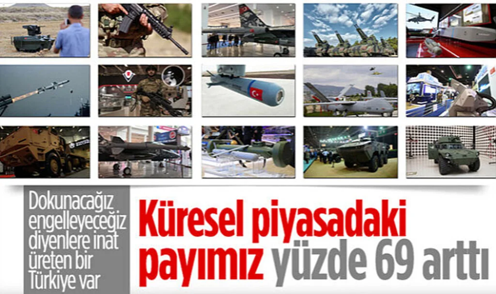 Türkiye'nin Silah Piyasasındaki Payı Yüzde 69 Arttı
