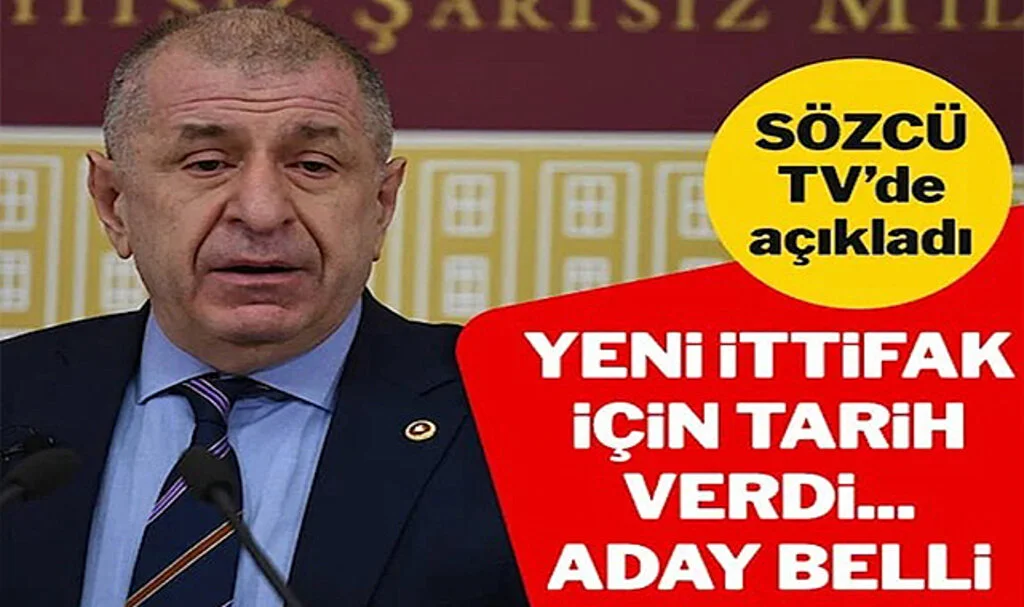 Ümit Özdağ, SÖZCÜ TV’de Açıkladı: Cumhurbaşkanı Adayımız Belli