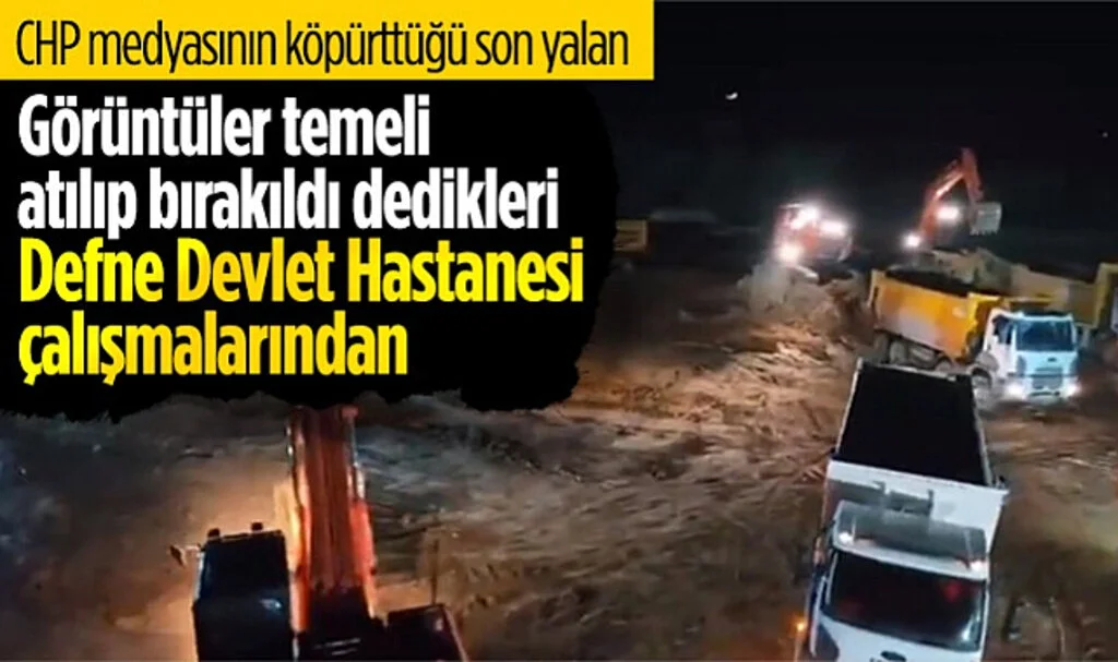 Yeniden İnşa Ediliyor! Defne Devlet Hastanesi'ndeki Hummalı Çalışma Kayda Alındı