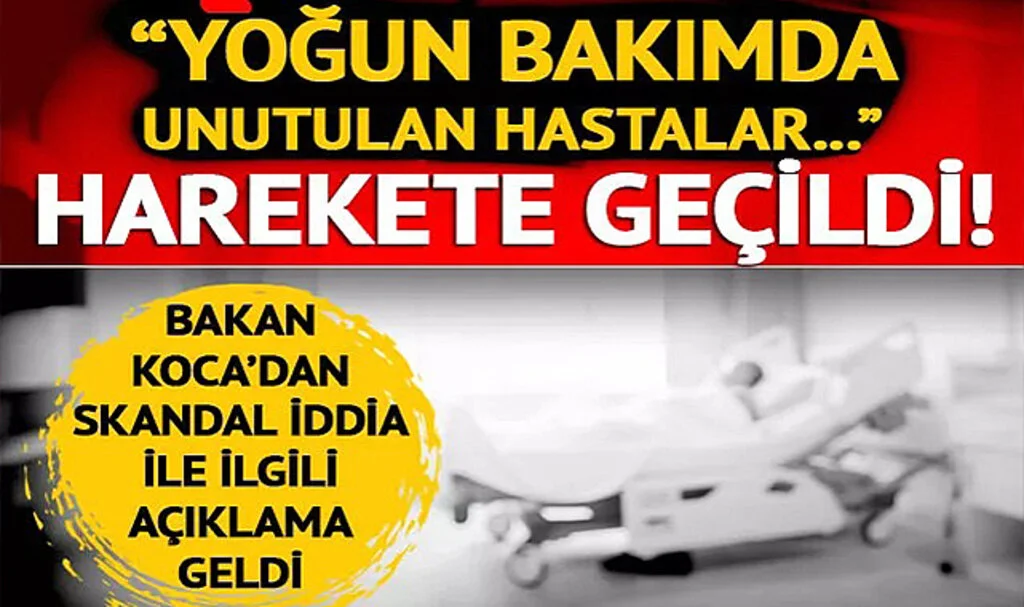'Yoğun bakımda hastaların unutularak can verdi' iddialarıyla ilgili harekete geçildi! Bakan Koca'dan açıklama geldi: Soruşturma başlatıldı