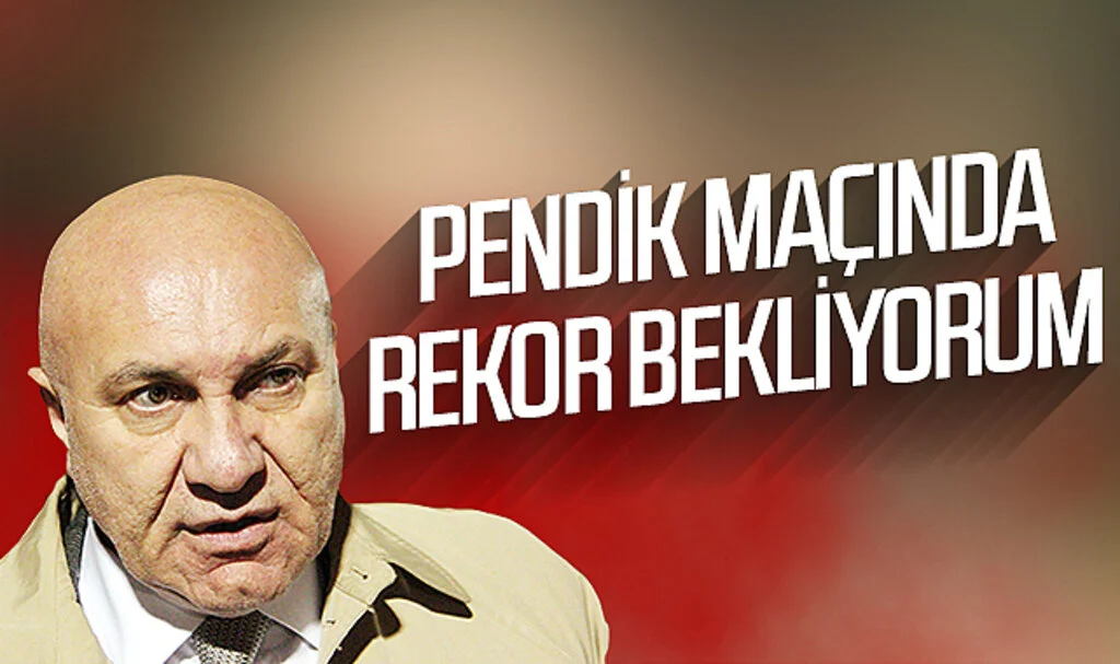 Yüksel Yıldırım: 'Pendik maçında rekor bekliyorum'