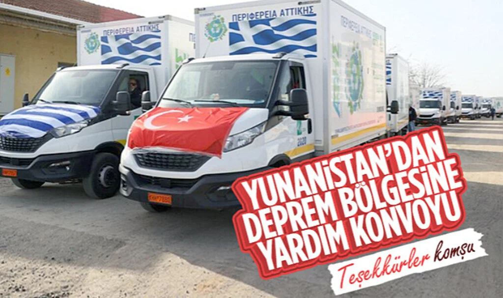 Yunanistan'dan Türkiye'ye Yeni Deprem Yardımı