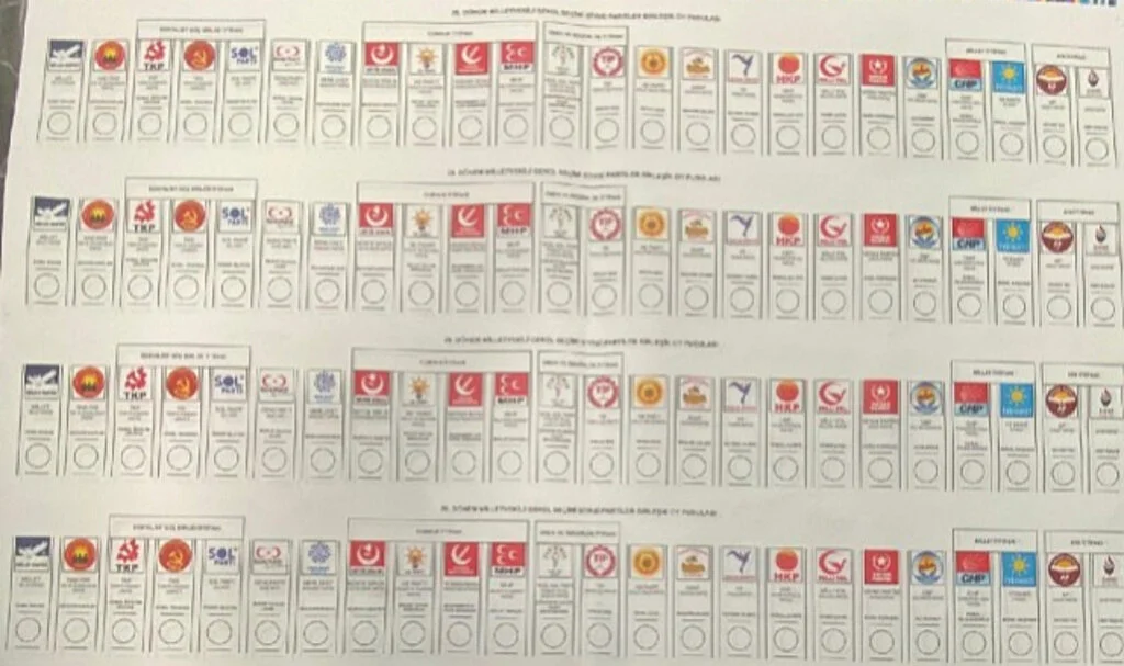 14 Mayıs Seçimleri İçin Hazırlanan Pusulanın Boyutu Duyanları Şaşkına Çevirdi
