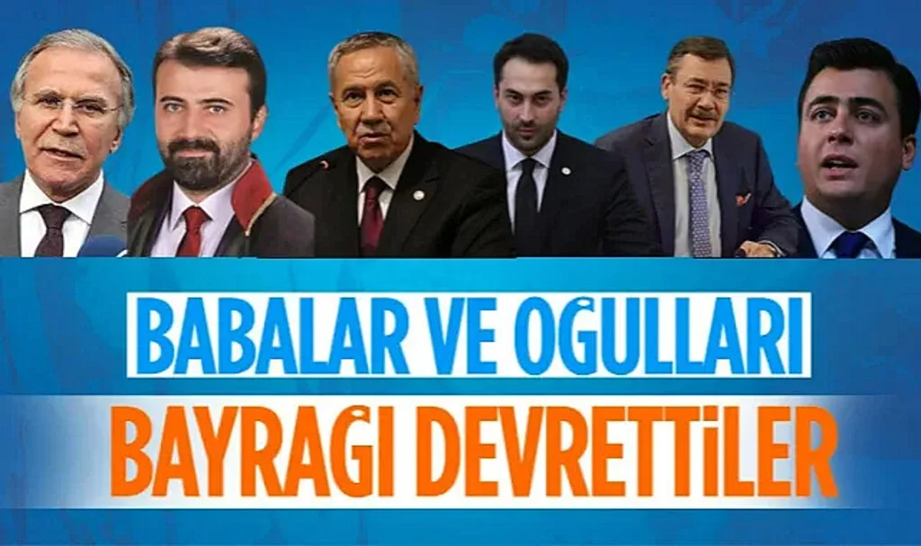 AK Parti'de Geçmiş Dönemde Hizmet Eden İsimler Bayrağı Oğullarına Devretti