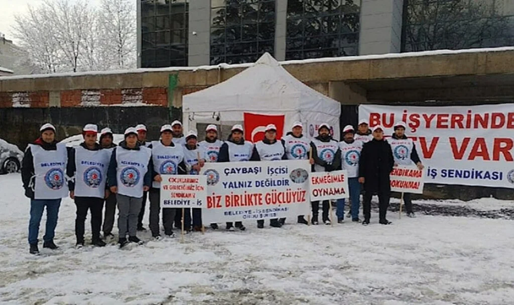 AK Parti’li Belediye Pes Etti İşçiler Kazandı