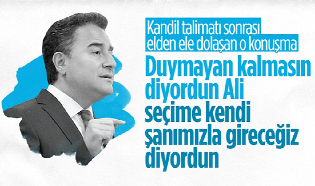 Ali Babacan'ın 'DEVA Partisi Seçime Kendi Listesiyle Girecek' Videosu Yeniden Gündemde