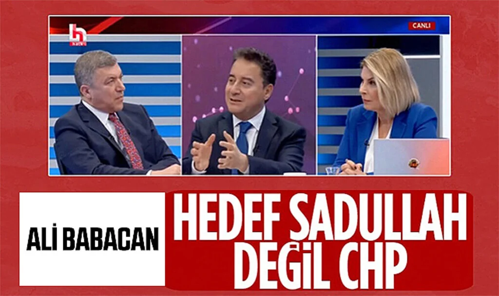 Ali Babacan: Sadullah Ergin Üzerinden CHP Yıpratılıyor