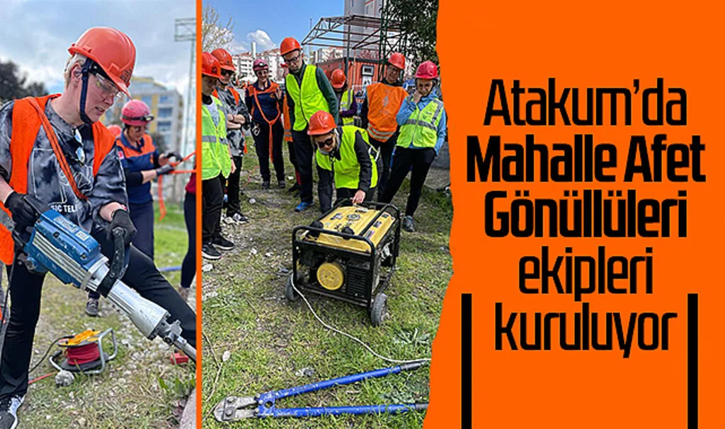 Atakum’da Mahalle Afet Gönüllüleri ekipleri kuruluyor