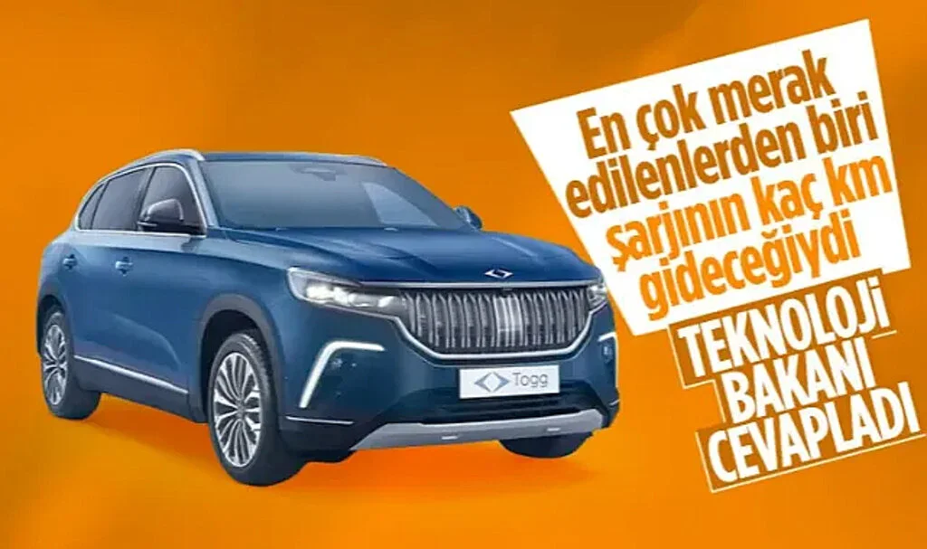 Bakan Mustafa Varank açıkladı: Togg'un Şarjı 530 Kilometre Gidiyor