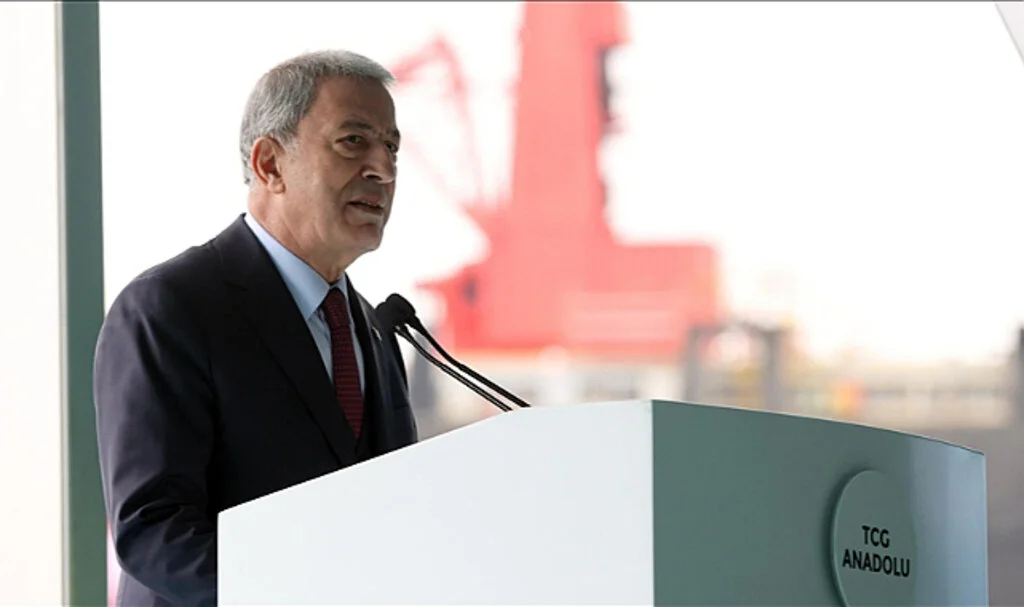 Bakanı Akar: TCG Anadolu Şanlı Ordumuzun ve Bahriyemizin Gücüne Güç Katacak