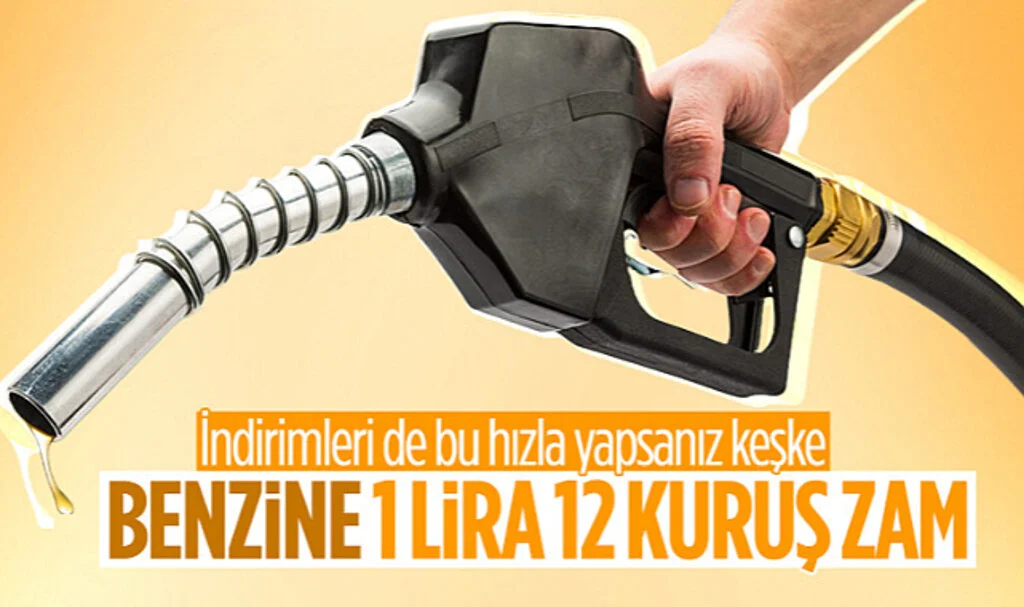 Benzin Fiyatları Yine Yükseldi: 1 Lira 12 Kuruşluk Zam Geldi!