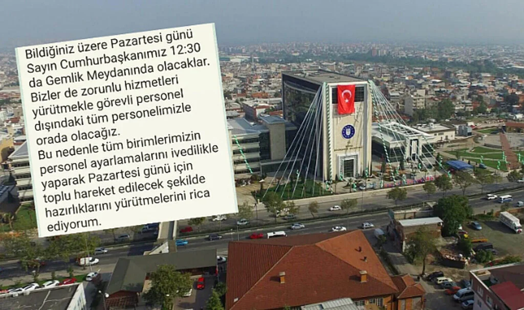 Bursa Büyükşehir Çalışanları Zorla Ak Parti Mitingine Götürüldü İddiası