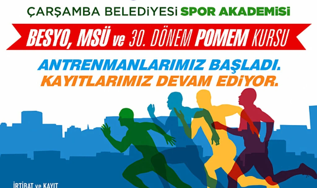 Çarşamba Belediyesi'nden Spor Akademisi Hazırlık Kursu