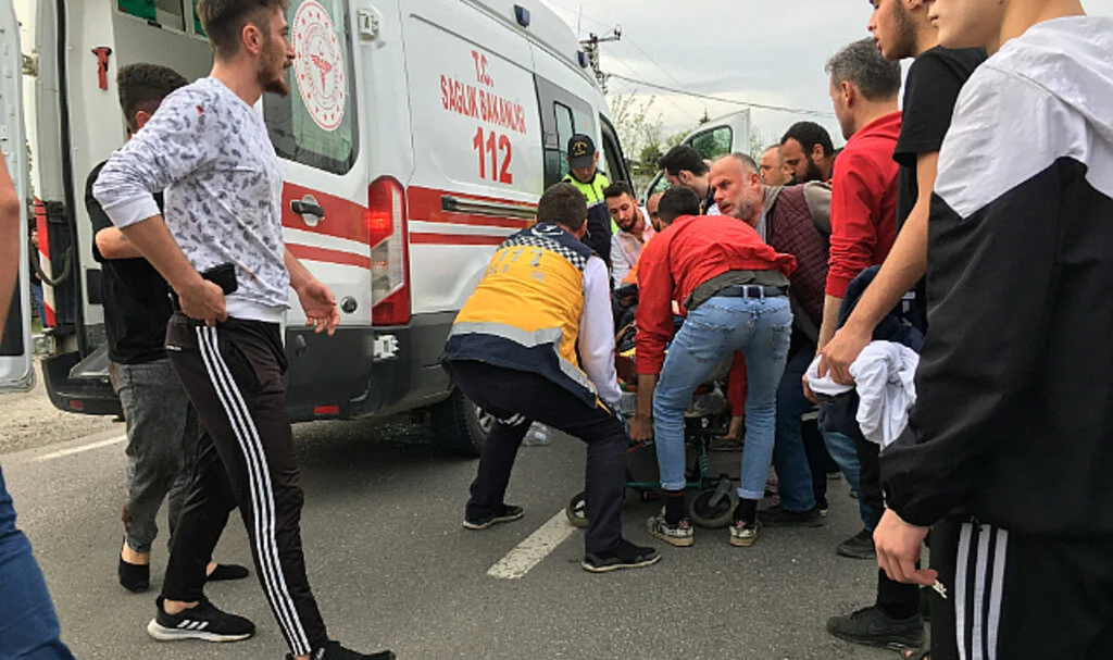 Çarşamba'da Otomobilin Çarptığı Yaya Yaralandı