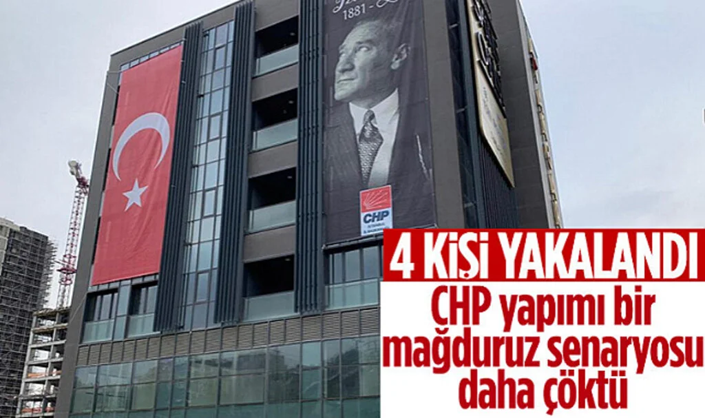 CHP İstanbul İl Binası Yakınında Ateş Edilmesi Olayında 4 Kişi Yakalandı