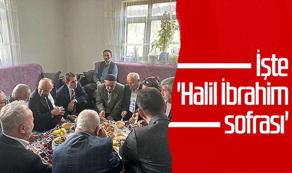 CHP Samsun Milletvekili adayı Mustafa Yeşilyurt,: İşte 'Halil İbrahim sofrası'