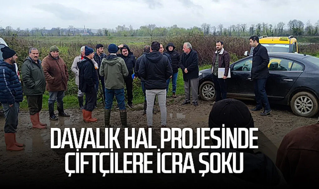 Davalık Hal Projesinde Çiftçilere İcra Şoku 