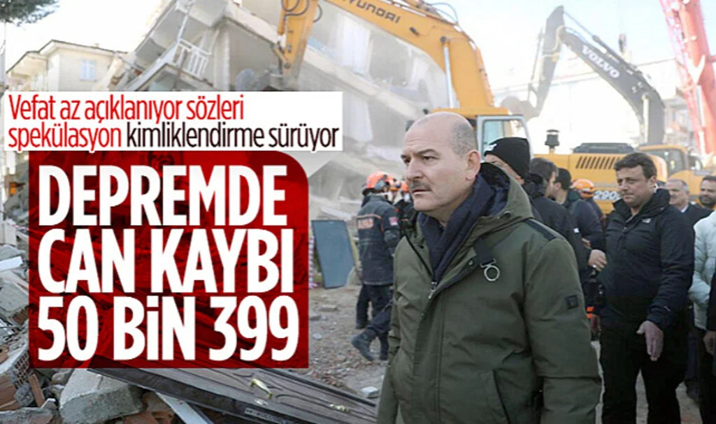 Deprem Felaketinde Can Kaybı 50 Bin 399 Oldu
