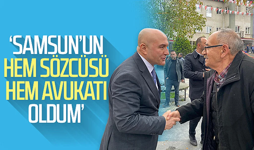 Erhan Usta: 'Samsun'un hem sözcüsü hem avukatı oldum'