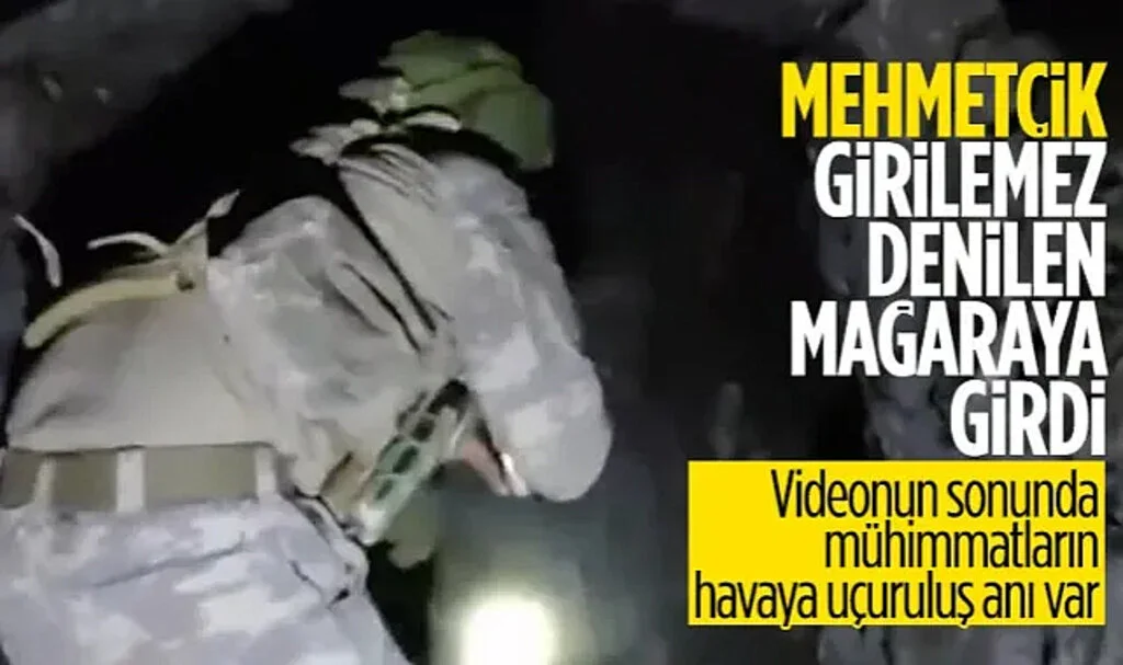 Hulusi Akar Açıkladı! Girilmez Denilen Mağarada Çok Sayıda Mühimmat Bulundu