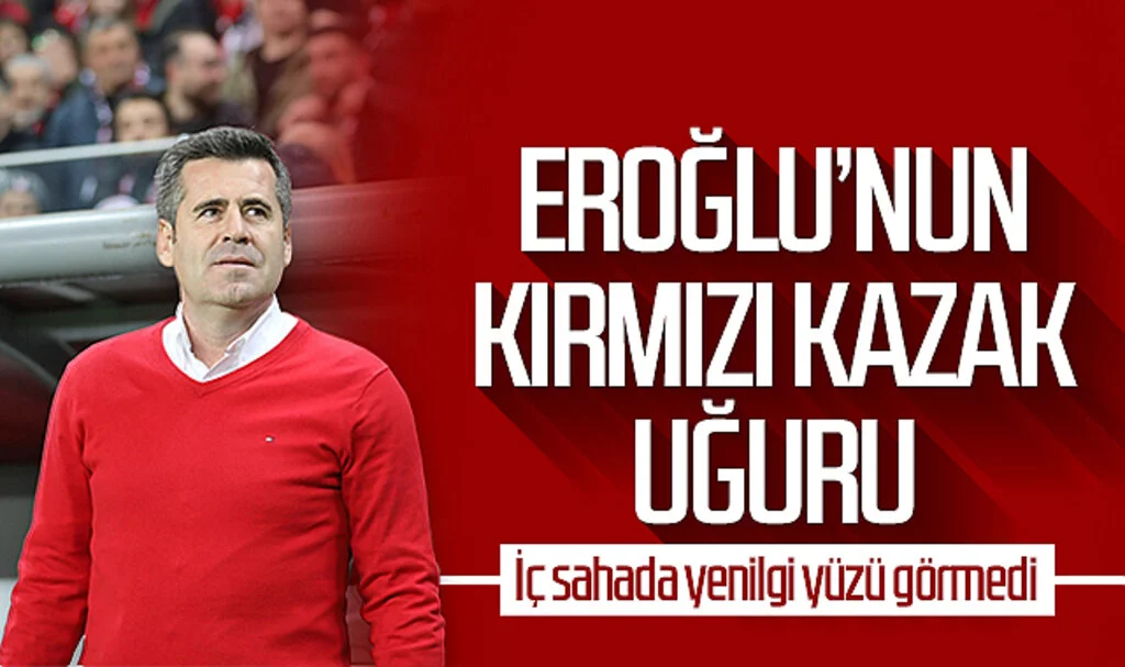 Hüseyin Eroğlu'nun 'kırmızı kazak' uğuru! İç sahada yenilgi yüzü görmedi...