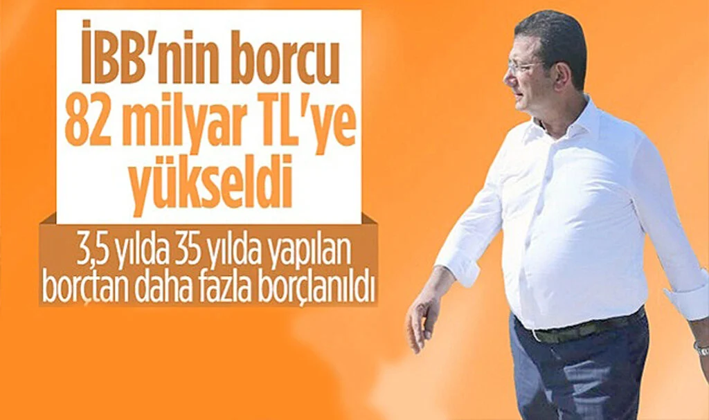 İBB'nin 3,5 Yılda Toplam Borcu 82 Milyar TL'yi Buldu