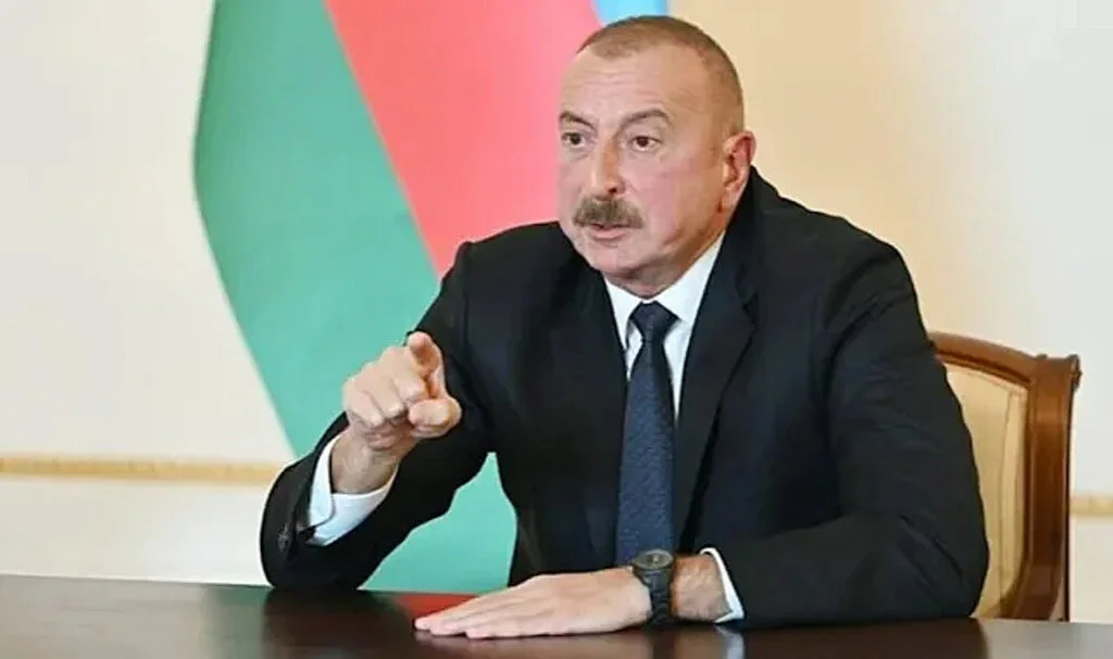 İlham Aliyev’den Ermenistan’da Azerbaycan Bayrağının Yakılmasına Tepki