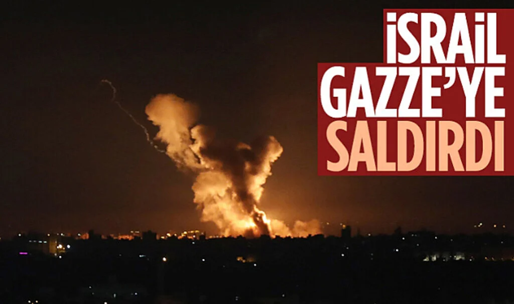 İsrail Ordusundan Gazze'ye Saldırı