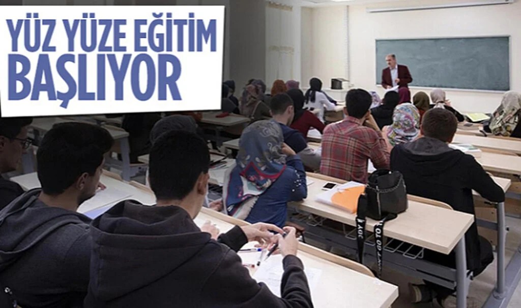 İsteyen Üniversite Öğrencileri İçin Yüz Yüze Eğitim Başlıyor
