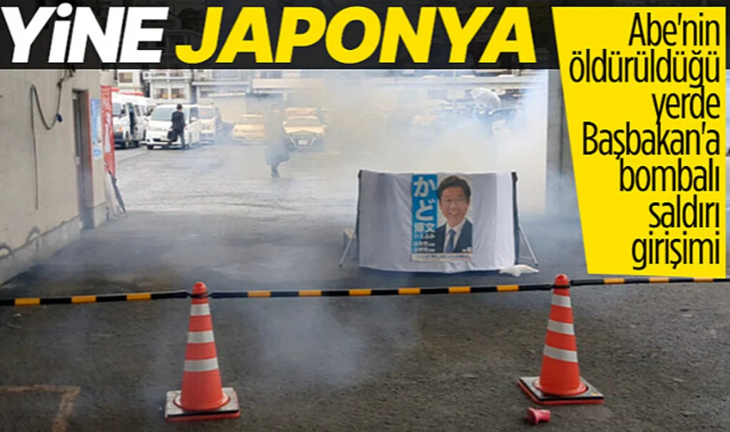 Japonya Başbakanı Kişida Fumio'nun Wakayama Ziyaretinde Patlama Yaşandı
