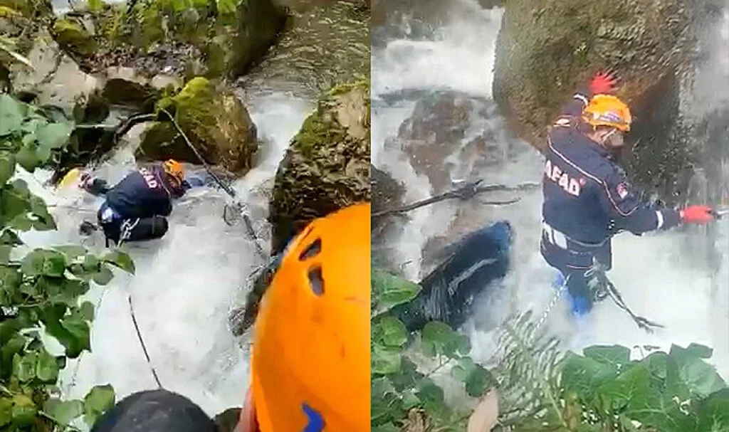 Kızını Kurtarmak İstedi Ama Olmadı