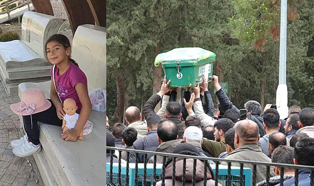 Kuyuda Ölü Bulunan 9 Yaşındaki Gina Son Yolculuğuna Uğurlandı