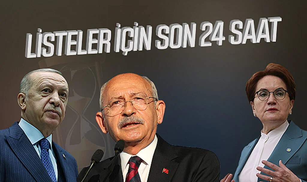 Listeler için son 24 saat