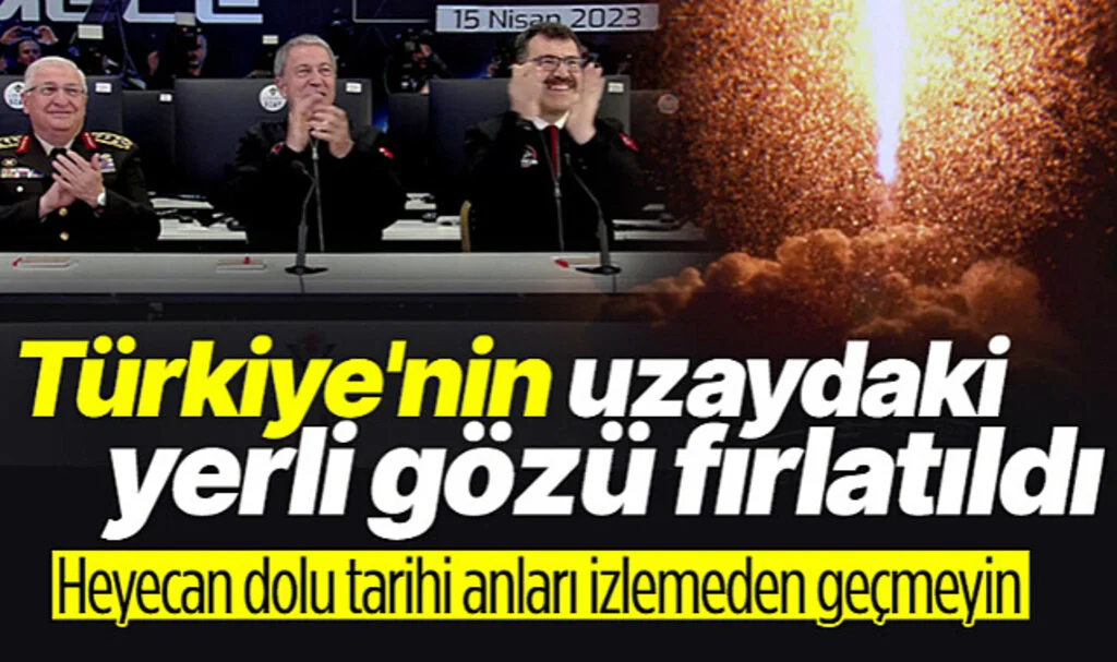 Milli Uydu İMECE Uzaya Fırlatıldı