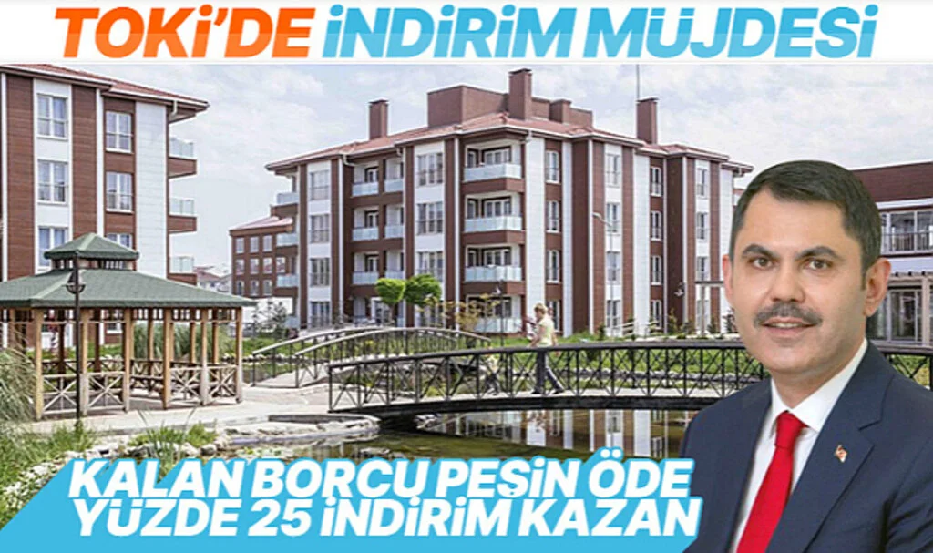 Murat Kurum Açıkladı! TOKİ'nin Yüzde 25 İndirim Kampanyası 24 Nisan'da Başlıyor