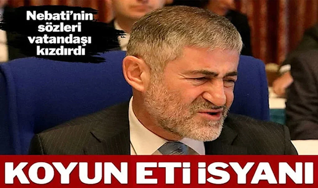 Nurettin Nebati’ye Koyun Eti Tepkisi